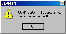 error message